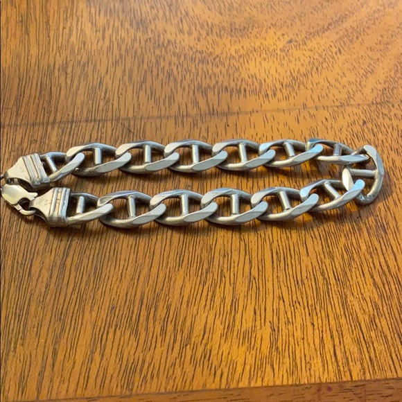 Sterling silver men’s bracelet - Picture 2 of 4